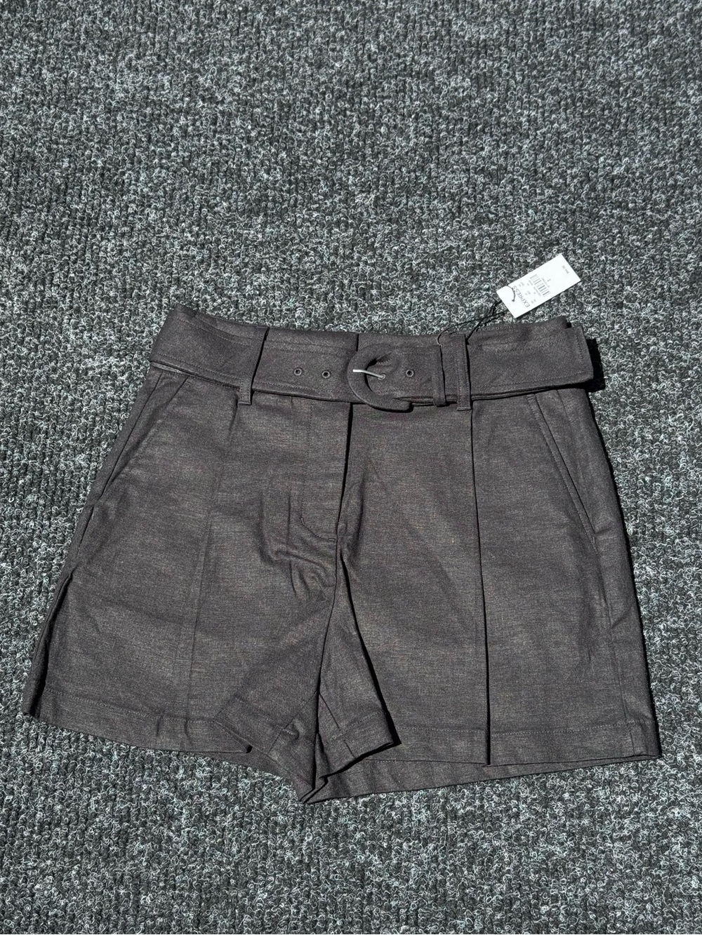 Express linen blend shorts